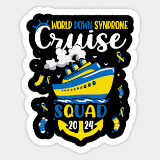Cruise World Down Syndrome Day Awareness Sticker